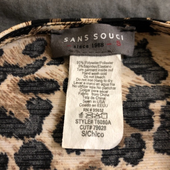 Cheetah Leopard top - Picture 2 of 2